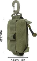 Tactical Compact Pouch, Utility Pouch Bag Mini Coin Purse Keychain Wallet for Men Women