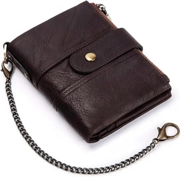 Leather Wallet Men Wallets Coin Purse Short Male Money Bag  Mini Walet Small