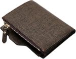 Wallet With Zipper Coin Pocket Business Male Purse Removable Card Holder For Man Money Bag(Blue)