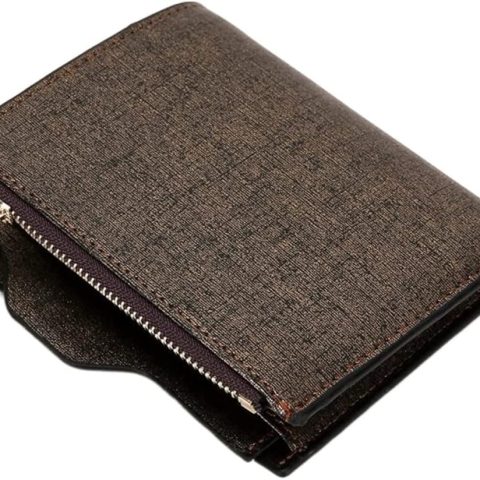 Wallet With Zipper Coin Pocket Business Male Purse Removable Card Holder For Man Money Bag(Blue)