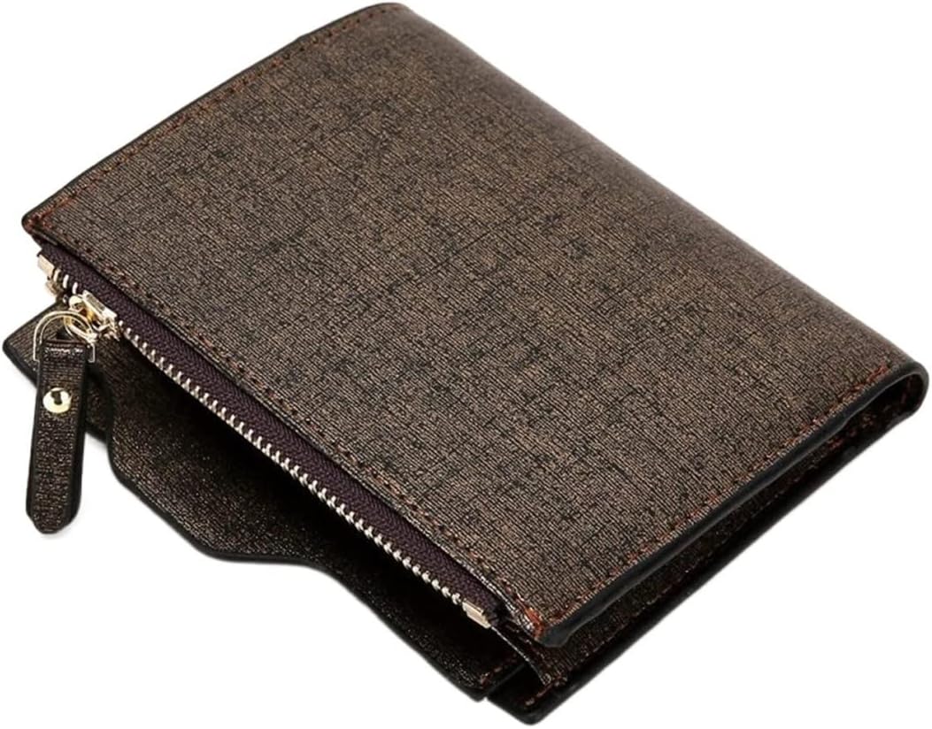 Wallet With Zipper Coin Pocket Business Male Purse Removable Card Holder For Man Money Bag(Blue)
