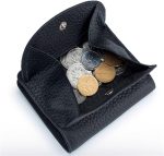 Slim Wallet Men's Short Wallet Multifunctional Leather Change Coin Purse Gifts for Men(Colour 1)