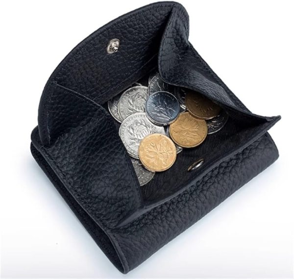 Slim Wallet Men's Short Wallet Multifunctional Leather Change Coin Purse Gifts for Men(Colour 1)