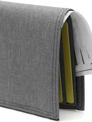 Bifold Wallets, Canvas Slim Wallets for Men, Ultra Thin and Lightweight Card Holder Wallet with Multi Slot and ID Window for Cards, Checkbooks