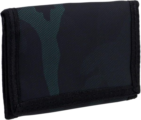 Mens or Boys Tri-Fold Camouflage Canvas Wallet, Green, One Size, Contemporary