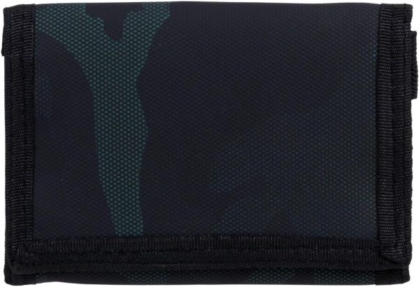 Mens or Boys Tri-Fold Camouflage Canvas Wallet, Green, One Size, Contemporary