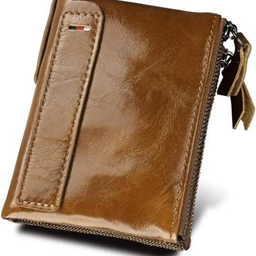 Coin Pouch Newest Wallets Genuine Cow Customized Short Card Holders Leather Man Purse  Male Wallet (Yellow)