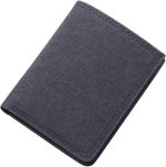 Men Canvas Wallet Bifold Minimalist Short Money Bag Casual Clutch ID Card Case Black