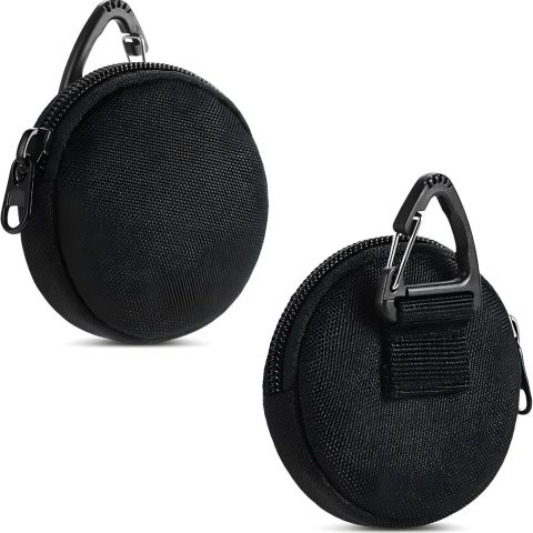 Coin Pouch, Small Coin Purse Keychain for Men, EDC Pouch Accessories Case, Normal 7.5 cm/3 in or Premium 11 cm/4.33 in Diameter