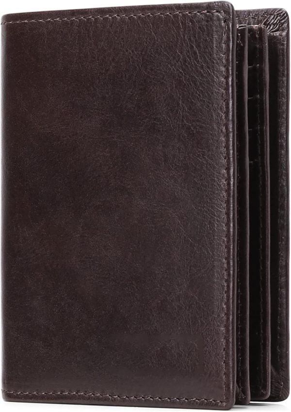 Wallets for Men Large Capacity Genuine Leather RFID Mens Bifold Wallet with 16 Card Slots