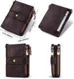 Leather Wallet Men Wallets Coin Purse Short Male Money Bag  Mini Walet Small