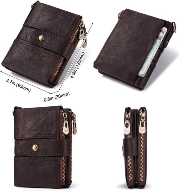 Leather Wallet Men Wallets Coin Purse Short Male Money Bag  Mini Walet Small