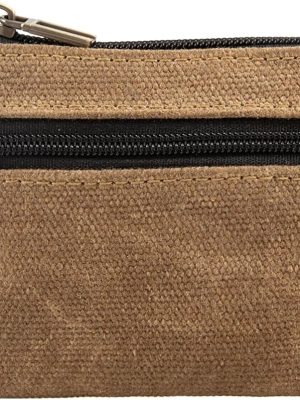 Canvas Coin Purse for Men,Small Cloth Change Purse for Coins,Small Fabric Coin Pouch for Men,Mens Zipper Coin Purse,Mini Key Money Change Wallet