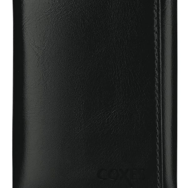 king Trifold Genuine Leather Wallet for Men With Flip Out ID Window (Brown)