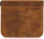 Mini Coin Purse, Genuine Leather Small Coin Wallet, Leather Squeeze Coin Purse Pouch Change Holder For Men & Women, JC309