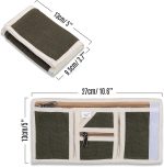 Vegan Men and Women Slim Trifold Wallet - 100% Cotton - Made in Nepal